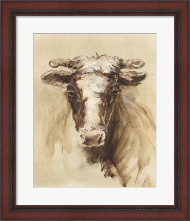 Framed Western Ranch Animals II Print