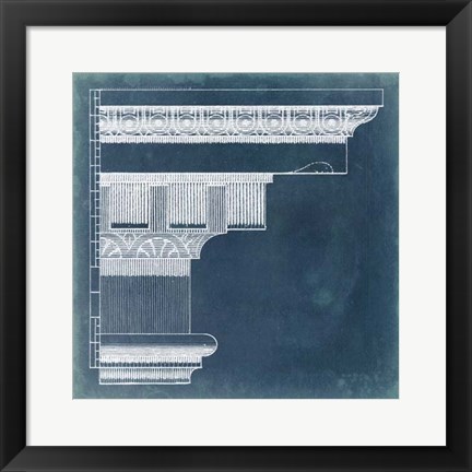 Framed Capital Blueprint IV Print