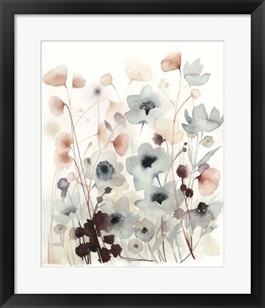Framed Bespoken Blossoms II Print