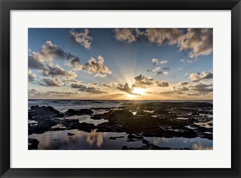 Framed Waipouli Sunrise Print