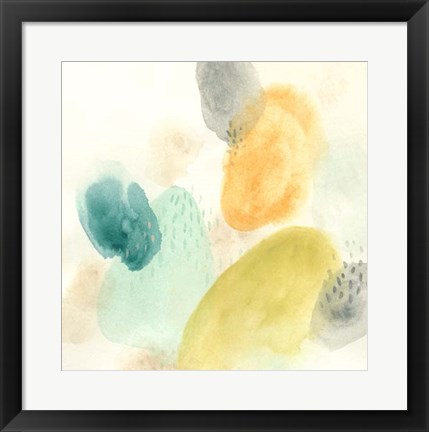 Framed River Stones II Print