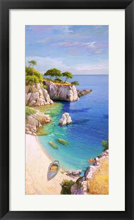 Framed Caletta nel Sole Print