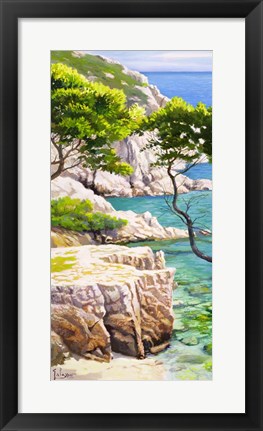 Framed Lavandou I Print