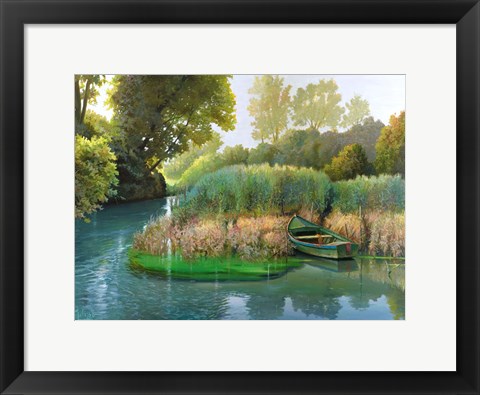 Framed Sul fiume Print