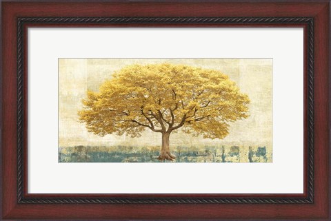 Framed Gilded Oak Print