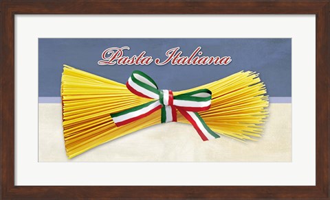 Framed Pasta Italiana Print