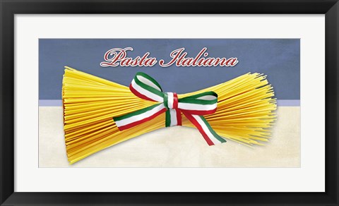 Framed Pasta Italiana Print