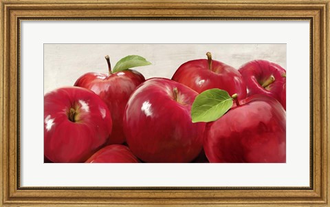 Framed Red Apples Print