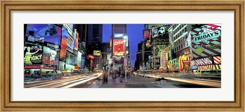 Framed Times Square facing North, NYC Print
