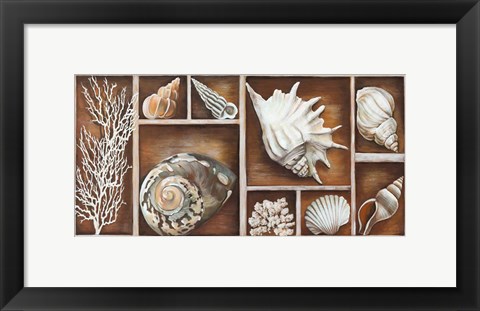 Framed Memories of the Ocean Print