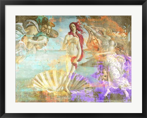 Framed Botticelli&#39;s Venus 2.0 Print