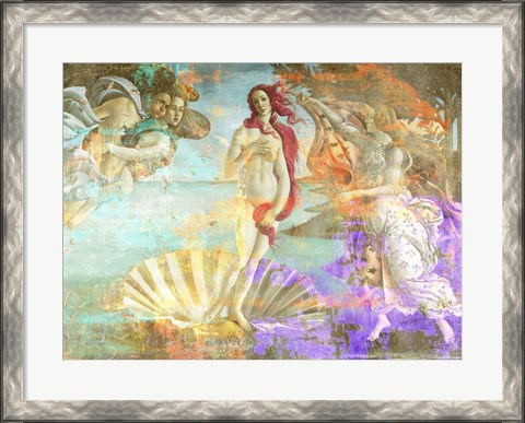 Framed Botticelli&#39;s Venus 2.0 Print