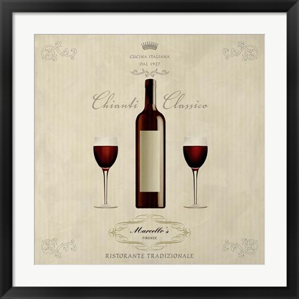 Framed Chianti Classico Print
