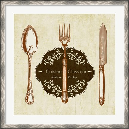 Framed Cuisine Classique Print