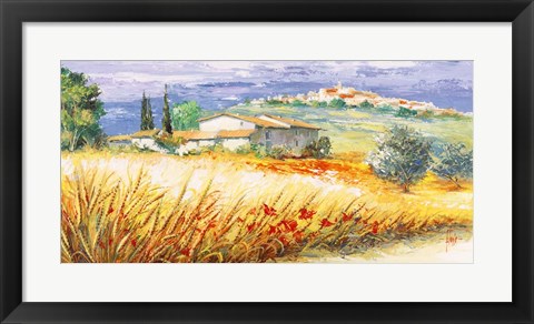 Framed Casa in Collina Print