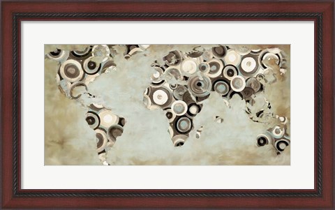 Framed World in Motion Print