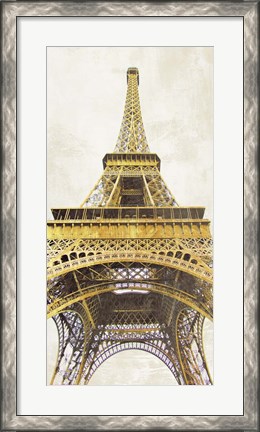 Framed Gilded Eiffel Tower Print