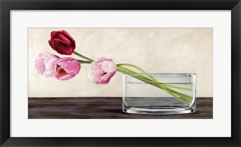 Framed Modern Composition, Tulips Print