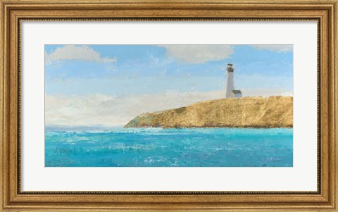 Framed Lighthouse Seascape II Print