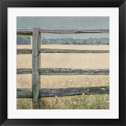 Framed Neutral Country I Print