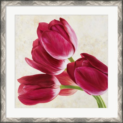 Framed Tulip Concerto (Detail) Print