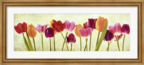 Framed Tulip Parade Print