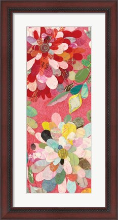 Framed Red and Pink Dahlia IV Print