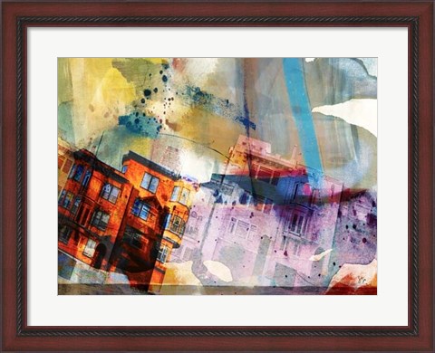 Framed San Francisco Buildings III Print