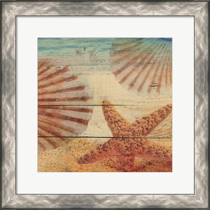 Framed On Sandy Beach II Print
