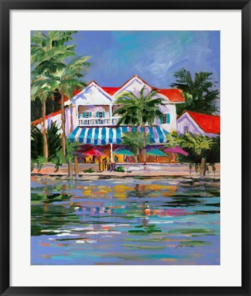 Framed Beach Resort I Print