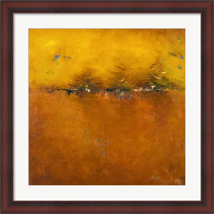 Framed Orange Sunset Print