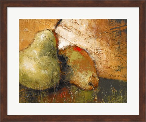 Framed Pear Study I Print