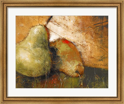 Framed Pear Study I Print