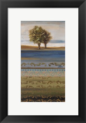 Framed Desert Palms II Print