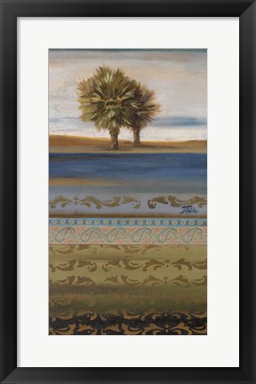 Framed Desert Palms II Print