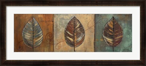 Framed New Leaf Panel II Print