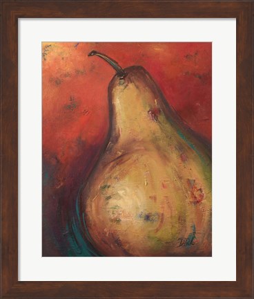 Framed Pear II Print