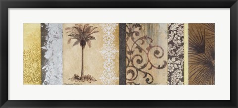 Framed Decorative Palm II Print