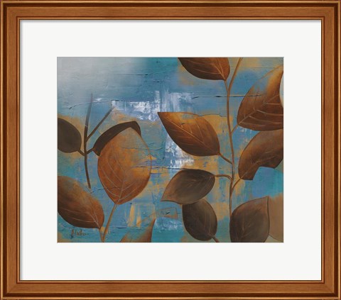 Framed Eco Blue II Print