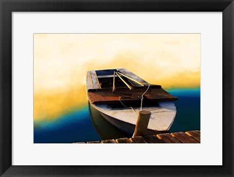 Framed Boat II Print