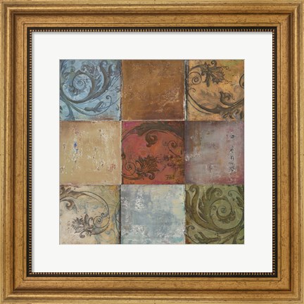 Framed Moroccan Patch II Print