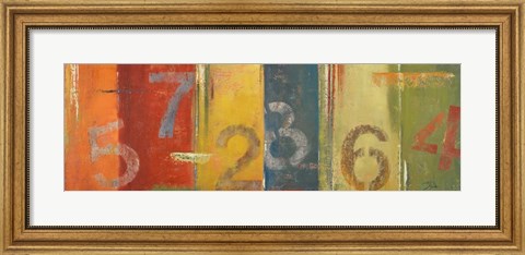 Framed Lucky Numbers I Print