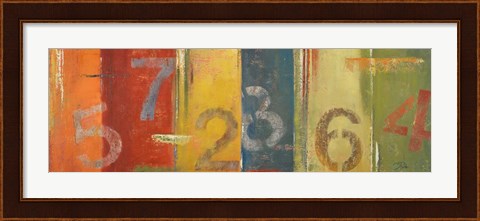 Framed Lucky Numbers I Print