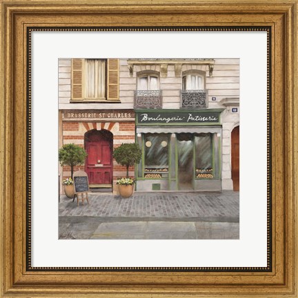 Framed French Store I Print