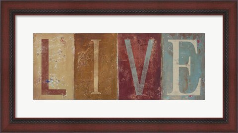 Framed LIVE Print