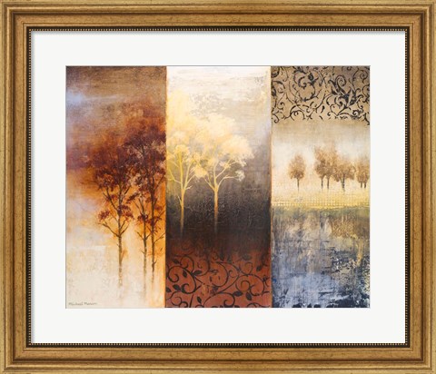 Framed Lost in Trees I Print