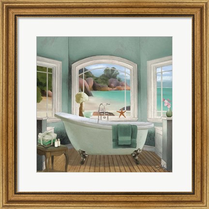 Framed Oceanview II Print