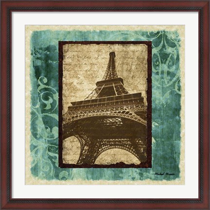 Framed Parisian Trip II Print