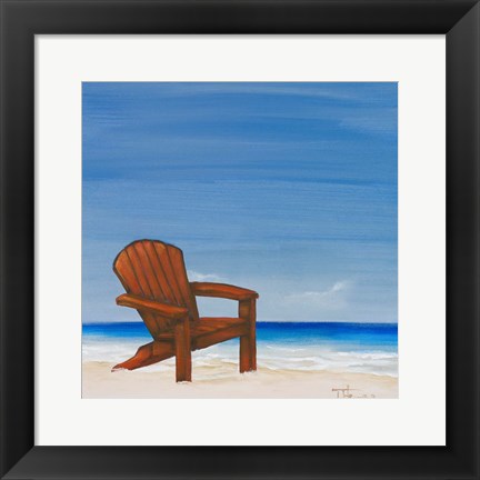 Framed Coastal Scene III Print