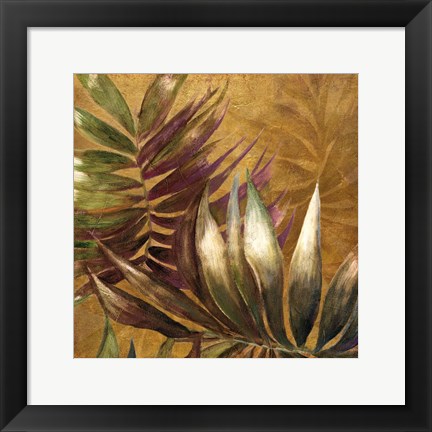 Framed Gathered Palms II Print